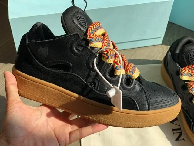 1:1 Quality L Curb Thick Lace Retro Height Increasing Thick Bottom Bread Shoes 5 colors