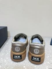 1:1 quality version  Di0r x St0ne isl@nd Electric embroidered letters lace-up casual board shoes 6 colors