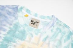 Retro rainbow spiral tie-dye Washed Print tee