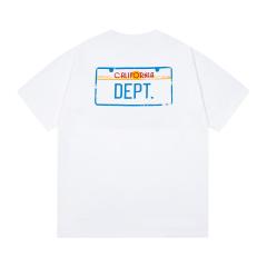 Retro color-blocked square logo Washed Print tee