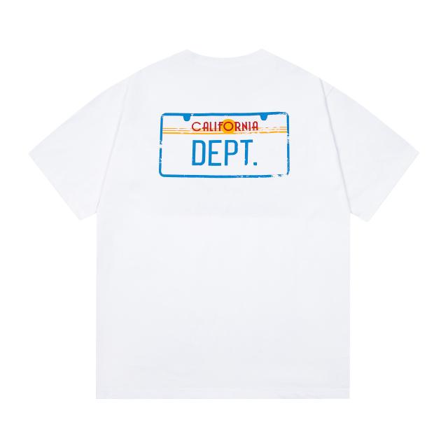 Retro color-blocked square logo Washed Print tee