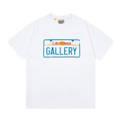 Retro color-blocked square logo Washed Print tee