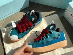 1:1 Quality L Curb Thick Lace Retro Height Increasing Thick Bottom Bread Shoes 5 colors