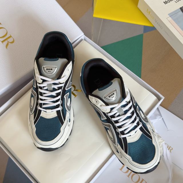 1:1 quality version Leather and mesh fabric patchwork reflective sneakers 34 colors