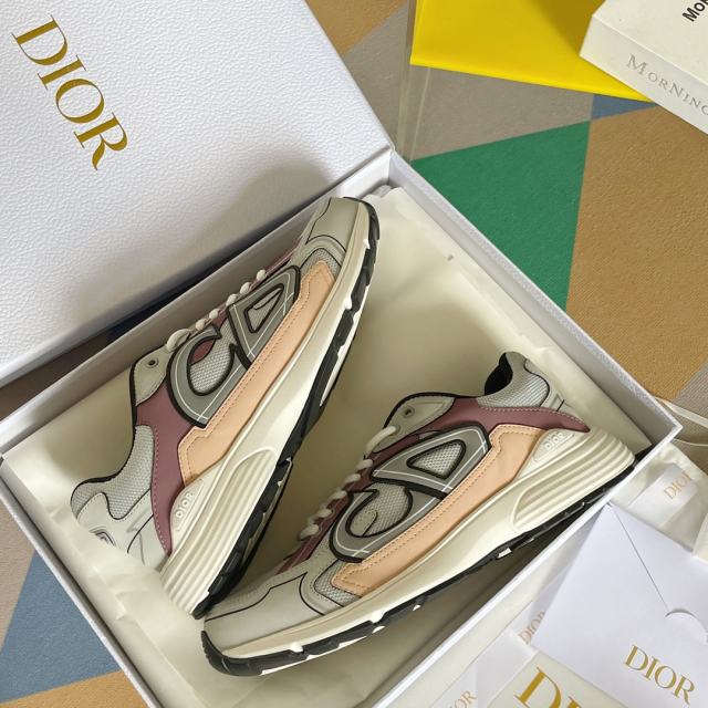 1:1 quality version Leather and mesh fabric patchwork reflective sneakers 34 colors