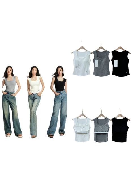 Lulu No-Wear Underwear vest for girls【one pack 3 pieces】