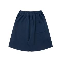 Simple one-sided logo solid color shorts