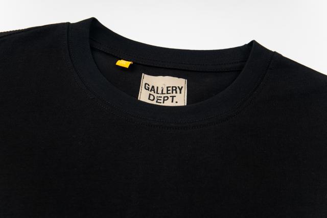 Retro color-blocked square logo Washed Print tee