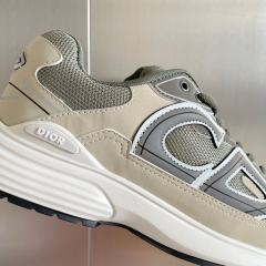 1:1 quality version Leather and mesh fabric patchwork reflective sneakers 34 colors