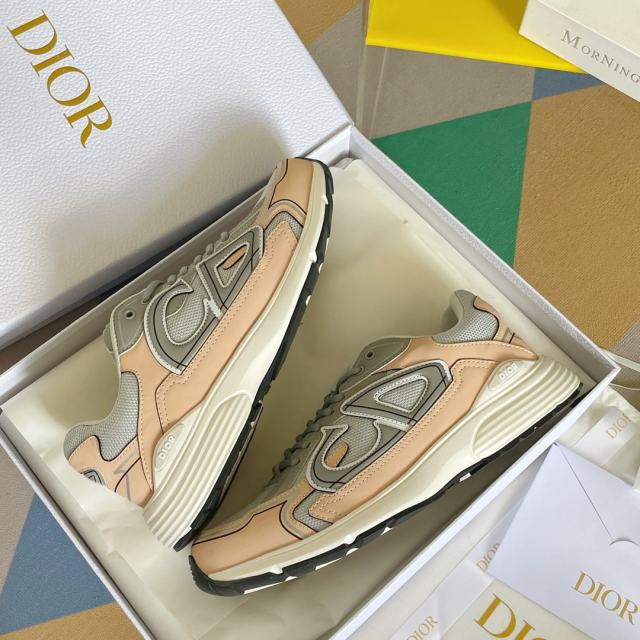1:1 quality version Leather and mesh fabric patchwork reflective sneakers 34 colors