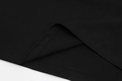 Retro overlapping floating grey label Washed Print tee