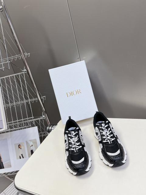1:1 quality version Mesh cowhide leather patchwork embroidered logo sneakers 7 colors