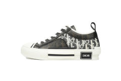 1:1 quality version D Low Top Canvas Oblique Black White 3SN272ZIR 16536