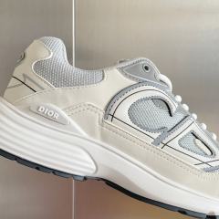 1:1 quality version Leather and mesh fabric patchwork reflective sneakers 34 colors