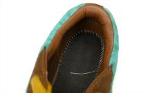 D Sneaker Oblique Turquoise Brown 3SN303ZWV-H650