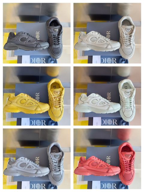 1:1 quality version  St0ne x Di0r Co-branded Compass Embroidered B30 Mesh Sneakers 6 colors