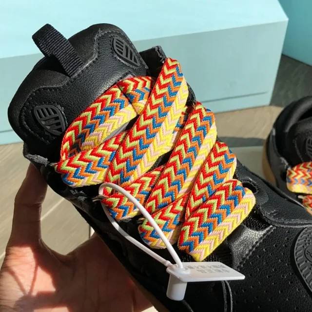 1:1 Quality L Curb Thick Lace Retro Height Increasing Thick Bottom Bread Shoes 5 colors