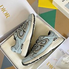1:1 quality version Leather and mesh fabric patchwork reflective sneakers 34 colors