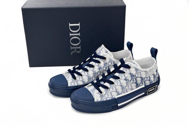 D Low Top Blue Oblique 3SN249YNT_H565
