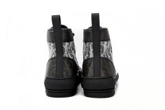 D High Top Canvas Oblique Black
