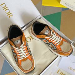 1:1 quality version Leather and mesh fabric patchwork reflective sneakers 34 colors