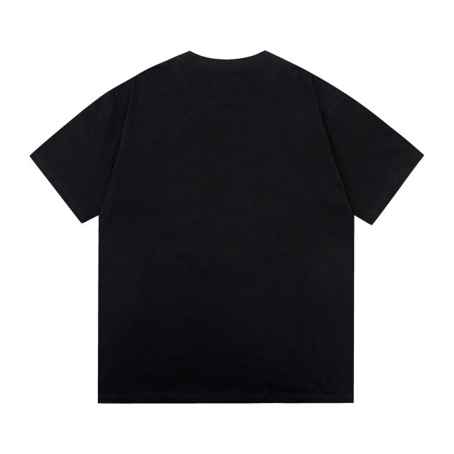 Retro swirl graffiti Washed Print tee