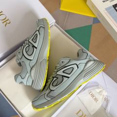 1:1 quality version Leather and mesh fabric patchwork reflective sneakers 34 colors