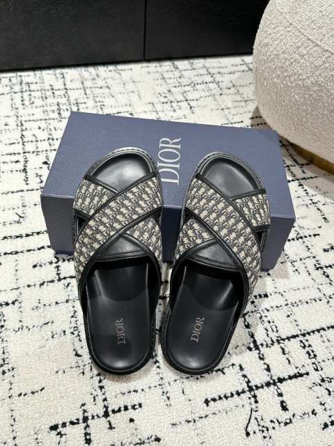 1:1 quality version Cross Strap Sandals 4 colors