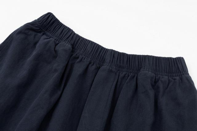 Pure color Martin washed cotton shorts