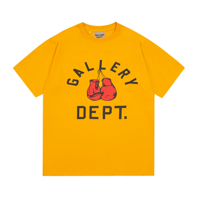 Retro hanging boxing gloves washed printed tee