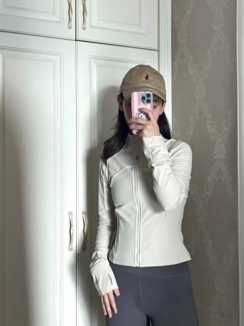 Lulu Threaded Yoga Jacket 3 colors for girls