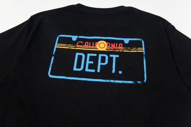 Retro color-blocked square logo Washed Print tee