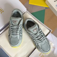 1:1 quality version Leather and mesh fabric patchwork reflective sneakers 34 colors