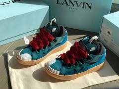 1:1 Quality L Curb Thick Lace Retro Height Increasing Thick Bottom Bread Shoes 5 colors