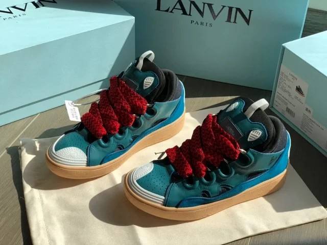 1:1 Quality L Curb Thick Lace Retro Height Increasing Thick Bottom Bread Shoes 5 colors