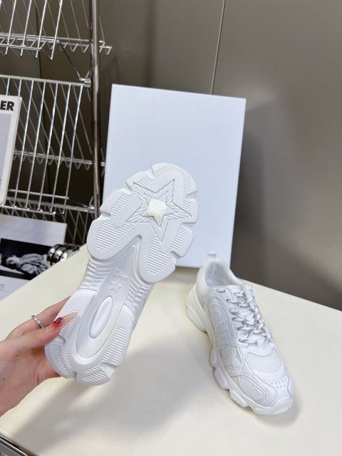 1:1 quality version Mesh cowhide leather patchwork embroidered logo sneakers 7 colors