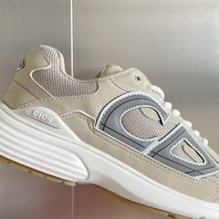 1:1 quality version Leather and mesh fabric patchwork reflective sneakers 34 colors