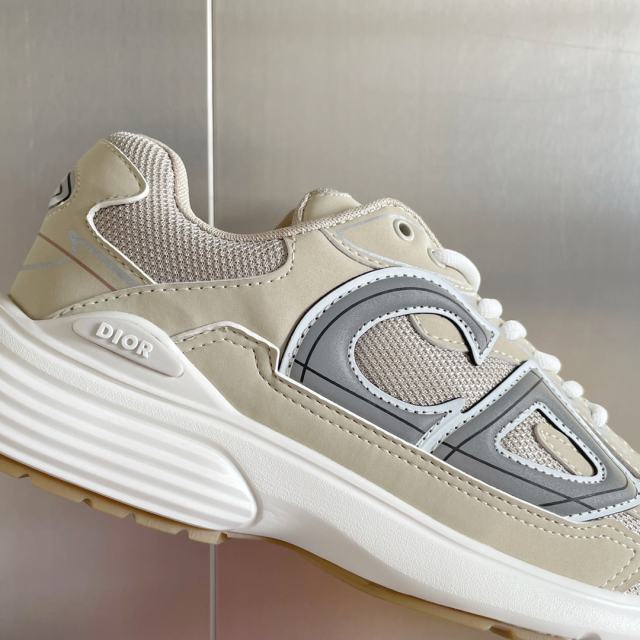 1:1 quality version Leather and mesh fabric patchwork reflective sneakers 34 colors