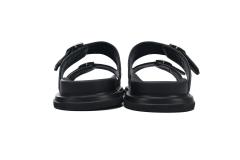 D AQUA SANDAL Slides Beige Black Dior Oblique Jacquard 3SA115ZSA_H561