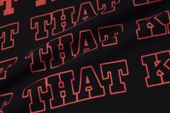 Retro sequence letter washed printed tee