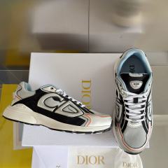 1:1 quality version Leather and mesh fabric patchwork reflective sneakers 34 colors