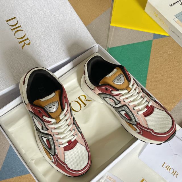 1:1 quality version Leather and mesh fabric patchwork reflective sneakers 34 colors