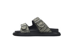D AQUA SANDAL Beige Dior Oblique Jacquard