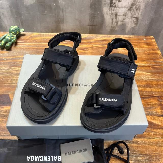 1:1 quality version Tourist Fabric Velcro Sandals 6 colors