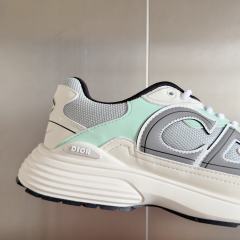 1:1 quality version Leather and mesh fabric patchwork reflective sneakers 34 colors