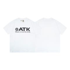 Retro swirl graffiti Washed Print tee