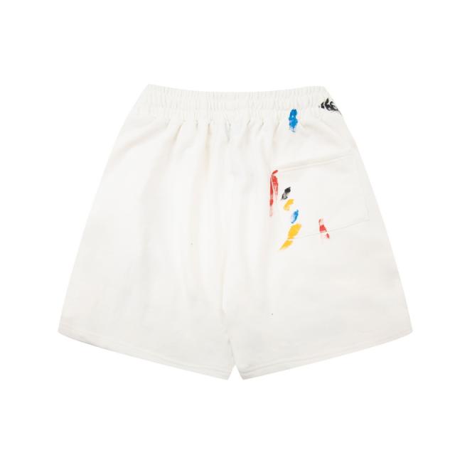 Colored crayon double-sided logo shorts