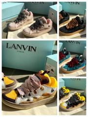 1:1 Quality L Curb Thick Lace Retro Height Increasing Thick Bottom Bread Shoes 5 colors