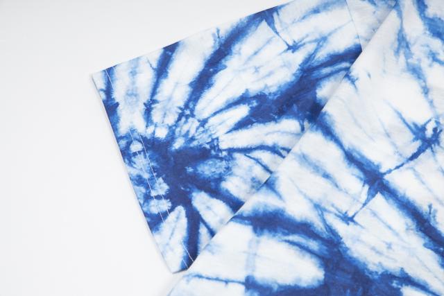 Retro center point tie-dye washed printed tee