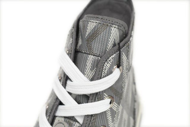 D High Top Gray CD Diamond Canvas 3SH118ZPP_H868